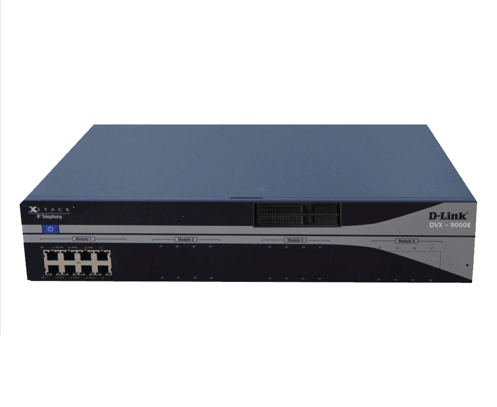 D-Link DVX-8000/M/E Asterisk based IPPBX with build-in Expansion Module (8010), 300 user support