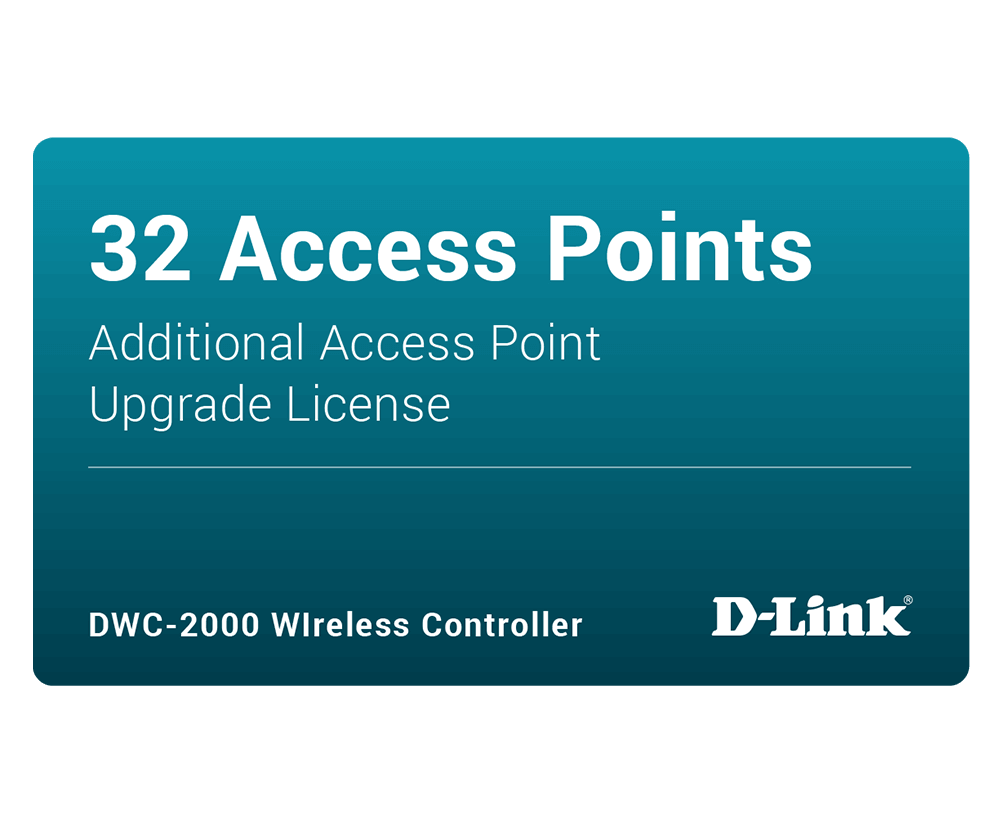 D-Link DWC-2000-AP32-LIC DWC-2000 license to add additional 32 AP