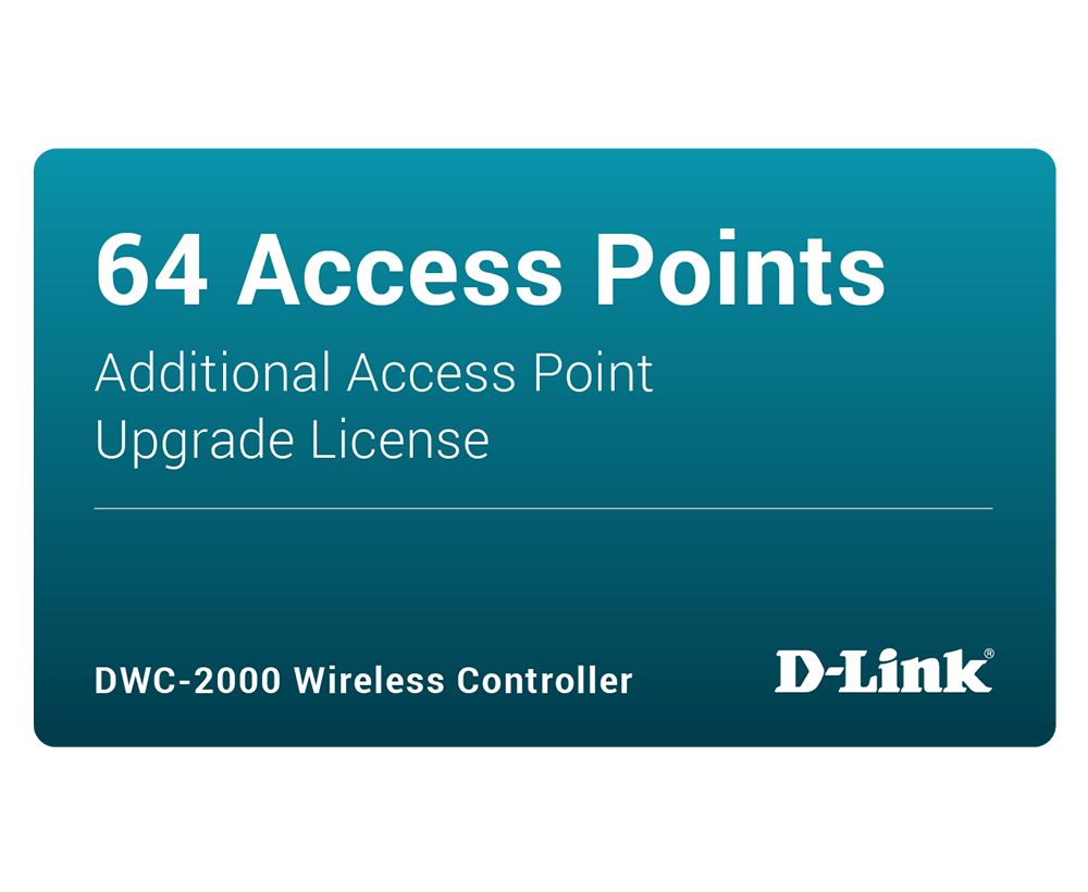 D-Link DWC-2000-AP64-LIC DWC-2000 license to add additional 64 AP