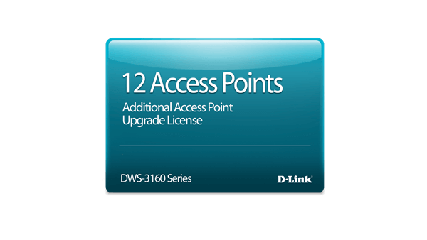 [DWS-3160-24TC-AP12-LIC] D-Link DWS-3160-24TC-AP12-LIC DWS-3160 license to add additional 12 AP