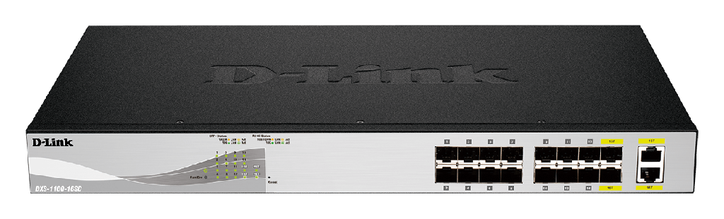 [DXS-1100-16SC] D-Link DXS-1100-16SC | 10 Gigabit Ethernet Smart Managed Switch