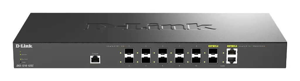 D-Link DXS-1210-12SC | 10 Gigabit Smart Managed Fiber Switch
