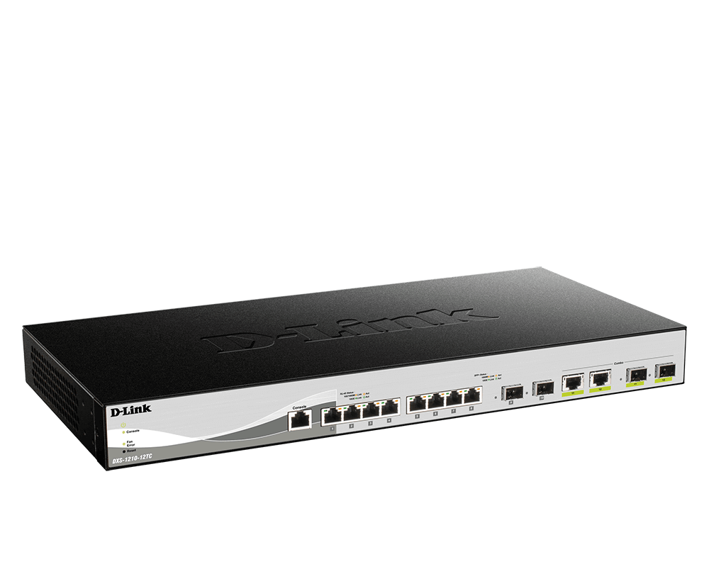 [DXS-1210-12TC] D-Link DXS-1210-12TC | 10 Gigabit Smart Managed Switch