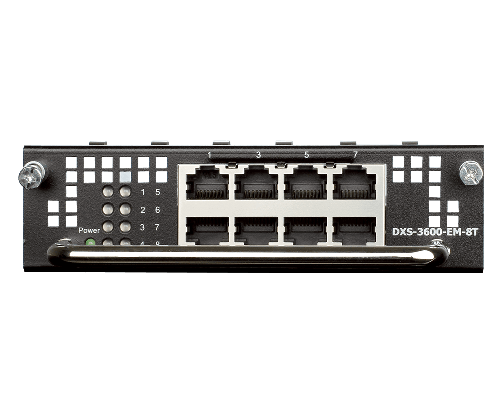 D-Link DXS-3600-EM-8T 8 x 1000Base-T expansion module