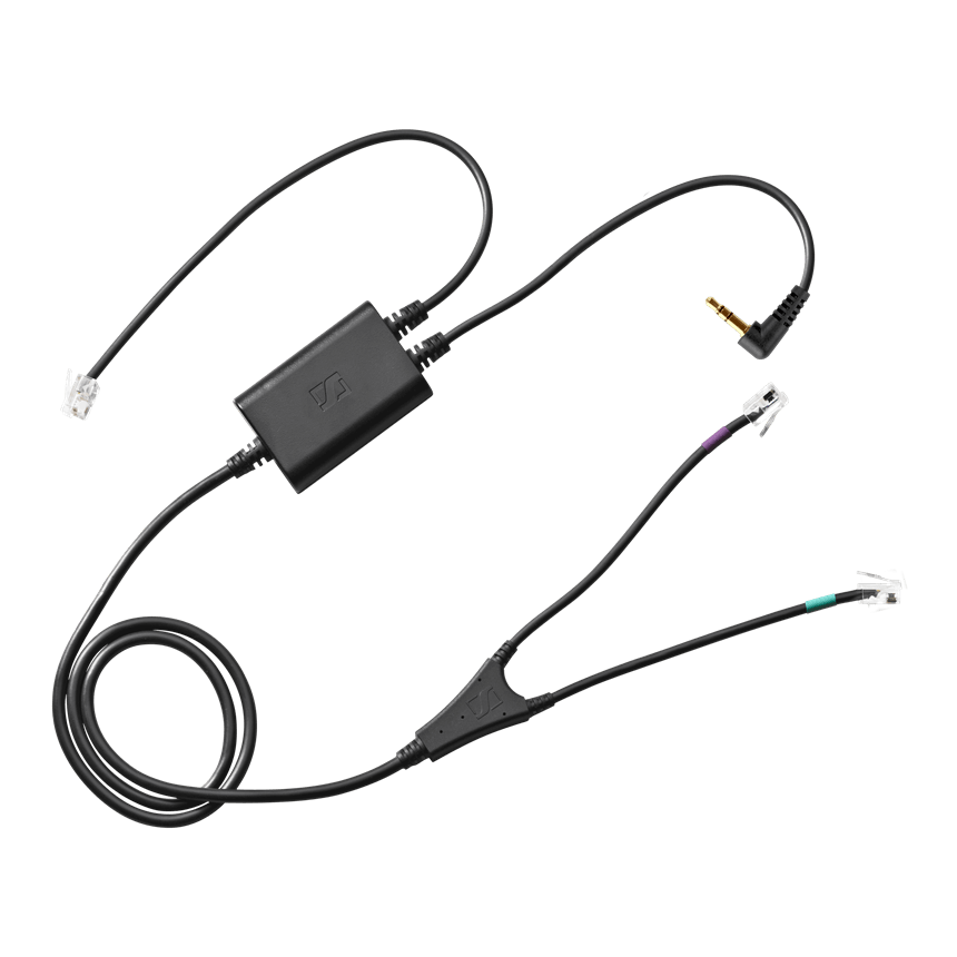 Sennheiser CEHS-PA 01 EHS adaptor cable for Panasonic KX-NT/KX-UT and KX-DT phones that support ehs