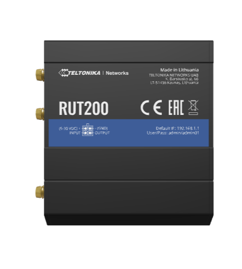 [RUT200] Teltonika RUT200 Industrial Cellular Router LTE 4G