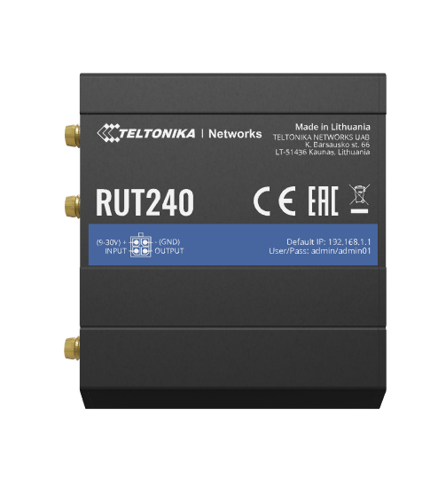 Teltonika RUT240 Industrial LTE WiFi Cellular Router