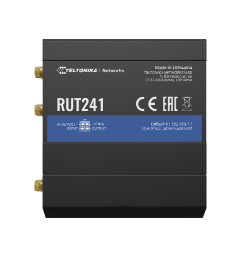 [RUT241] Teltonika RUT241 Industrial LTE Router, Wi-Fi