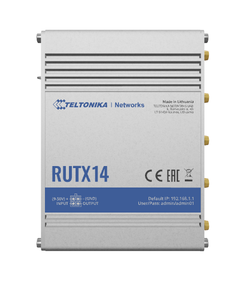 Teltonika RUTX14 | 4G LTE CAT12 Industrial Cellular Router