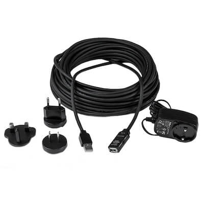 [USB2-EXT-10M] Yealink USB2-EXT-10M USB Cable with power adapter