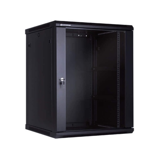 [NWR-12U-6060-BL-GL] D-Link 12U(600*600mm) wall mount rack with glass door