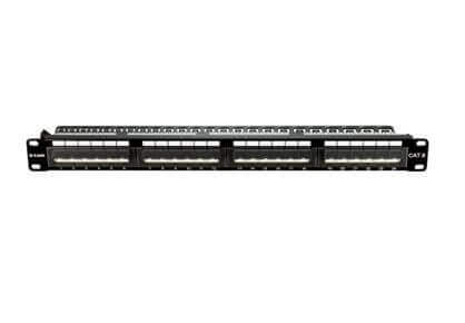 [NPP-C61BLK241] D-Link 24 Port Cat6 Unshielded Fully Loaded Punch Down Patch Panel - Keystone Type -1U- Black Colour