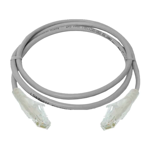[NCB-C6SGRYR1-3] D-Link Cat6 STP 26 AWG PVC Round Patch Cord - 3m - Grey Colour