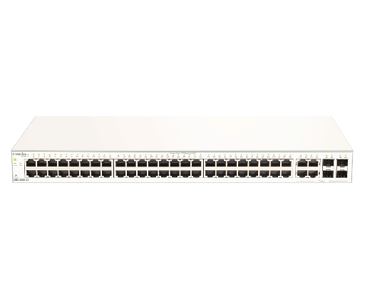 [DBS-2000-52] D-Link DBS-2000-52 48-Ports 10/100/1000Mbps + 4-Ports Combo GE/SFP Cloud Networking Switch