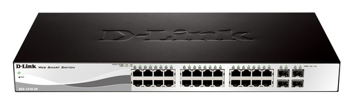 [DGS-1210-28] D-Link DGS-1210-28 24-Port 10/100/1000Base-Twith 4 Combo 1000BaseT/SFP ports Smart Switch