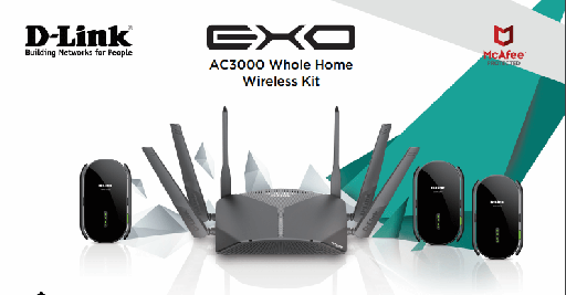 [DIR-3060/P4] D-Link DIR-3060/P4 Wireless AC 3000 Whole Home Wireless Kit