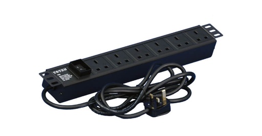 [PD.0602.9000] Toten 6 Way Power Distribution Unit UK Type
