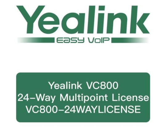 [24MPL-VC800/VC880] Yealink 24 Way Multipoint License for VC800/VC880